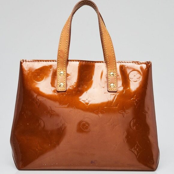 Louis Vuitton Bronze Monogram Vernis Reade PM Bag - Picture 2 of 9